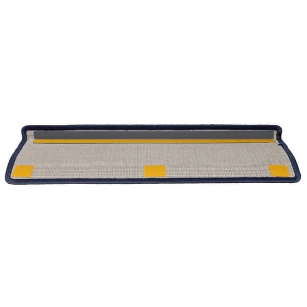 vidaXL Trapptepp 15 delar 65 x 21 x 4 cm Mörkgrå och blå Rektangulär kant 326195