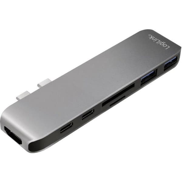 USB-hub - LogiLink - UA0302 - USB 3.0 Type-C - HDMI - Thunderbolt 3 - 5 portar