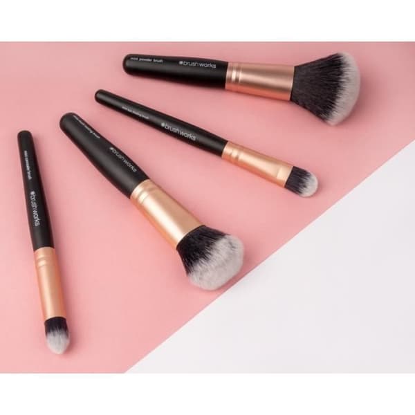 Mini Brush Set - BRUSHWORKS - Sminktillbehör - Brun - Dam