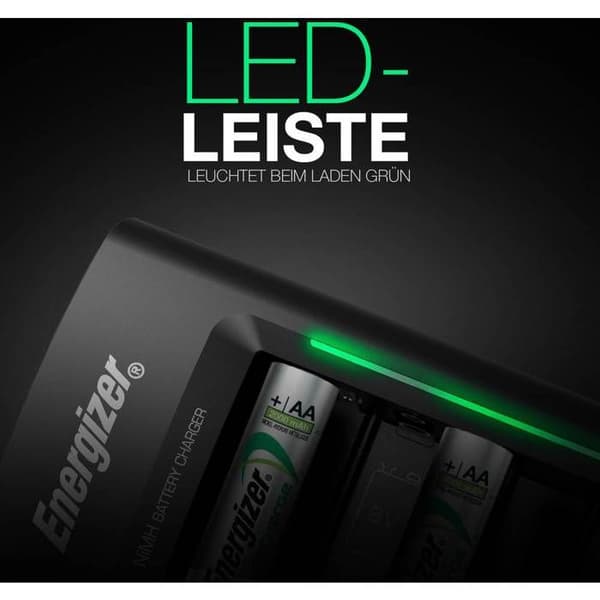 Laddare för runda NiMH-batterier Energizer Universal