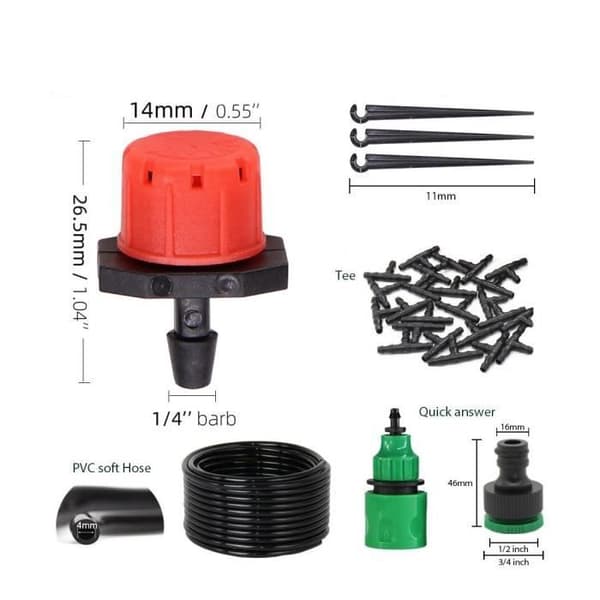 Vattensystem för 6 växter - komplett kit