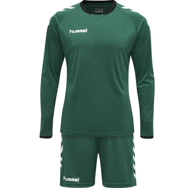 Målvaktsset Hummel hmlCORE - grön/vit