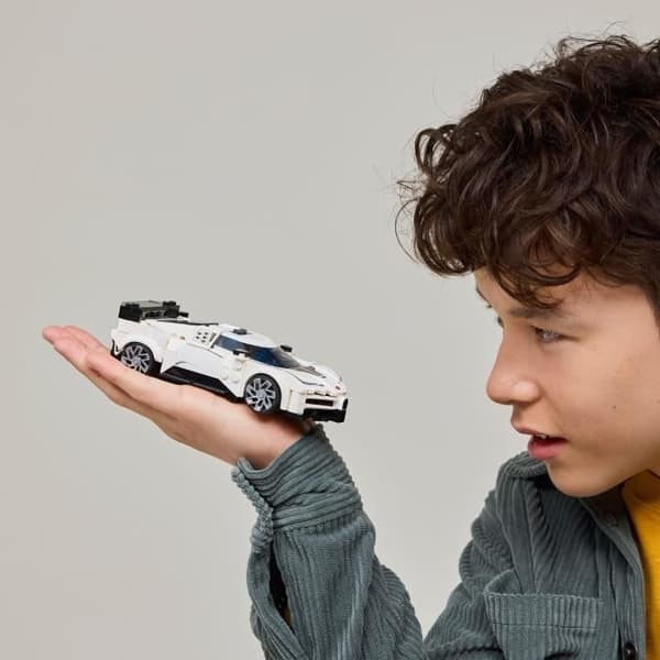LEGO Speed Champions 77240 Hypercar Bugatti Centodieci - Leksaksbil för barn 9 år