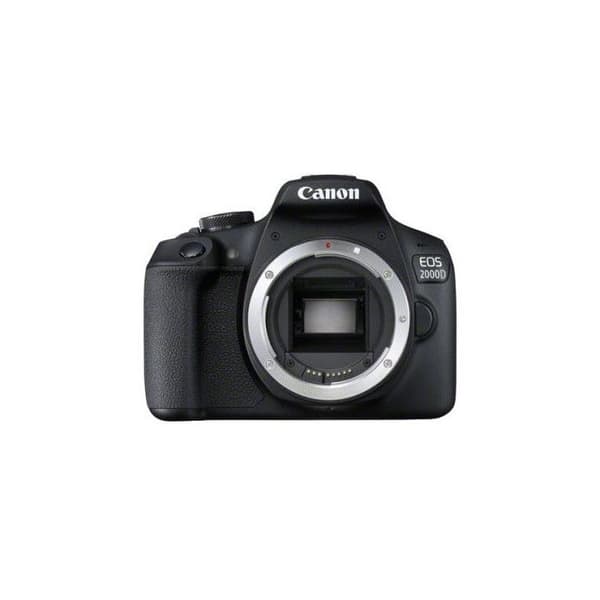 Canon EOS 2000D Spegelreflexkamera Kropp utan objektiv Svart