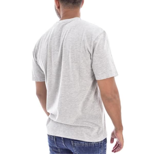 T-shirt i bomull - North Sails - Herr - Tryckt logotyp - Grå