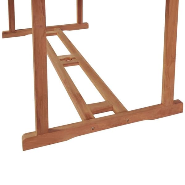vidaXL Trädgårdsbord 180x90x75 cm Massiv teak