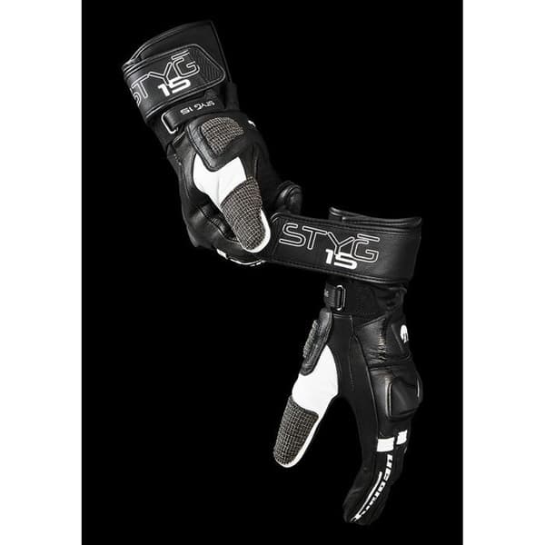 CE-godkända motorcykelhandskar STYG 15