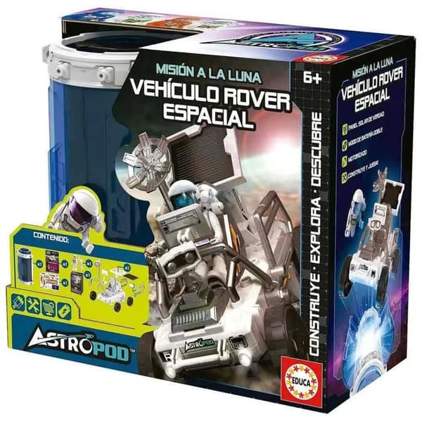 Rymdfordon Rover - NINCO - 23 Delar - Motoriserad - Solcell - Utbildande