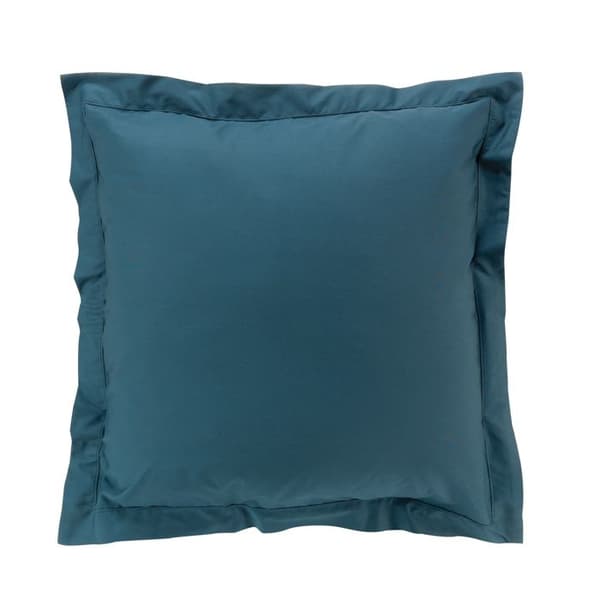 Örngott 63 x 63 cm i enstaka percale 78 trådar Blå