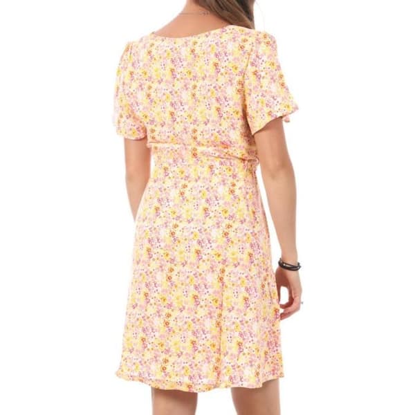 Vero Moda Easy 10286751 Mönstrad Vit Klänning Dam