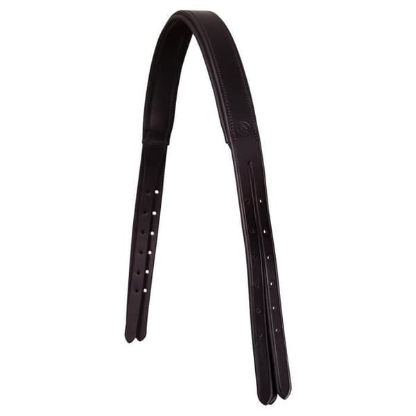 Ridhuvudstycke med BR Equitation Symmetric foder - svart - Ponny