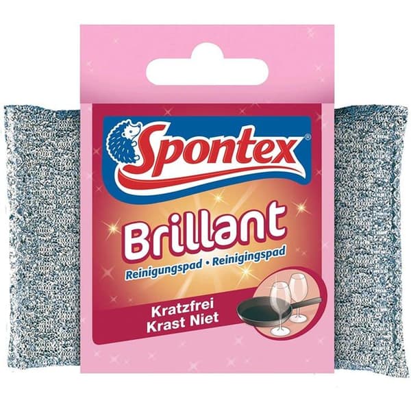 Svamp - disktras - skrubborste - diskborste Spontex - 19321019 - Blank Rengöringspads