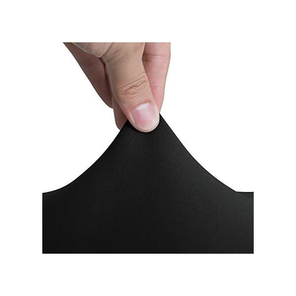 Stolsöverdrag - Amazon Basics - Set om 6 - Svart - Utsträckbara - Tvättbara