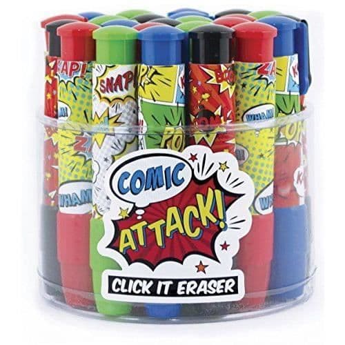 Internationella ankomster Comic Attack Klicka på Il Gommes Låda med 24