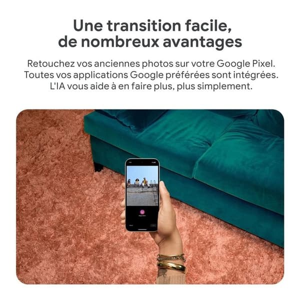 Smartphone - GOOGLE - Pixel 9 - 6,3" - 128 Go - 5G - Dubbel nano SIM