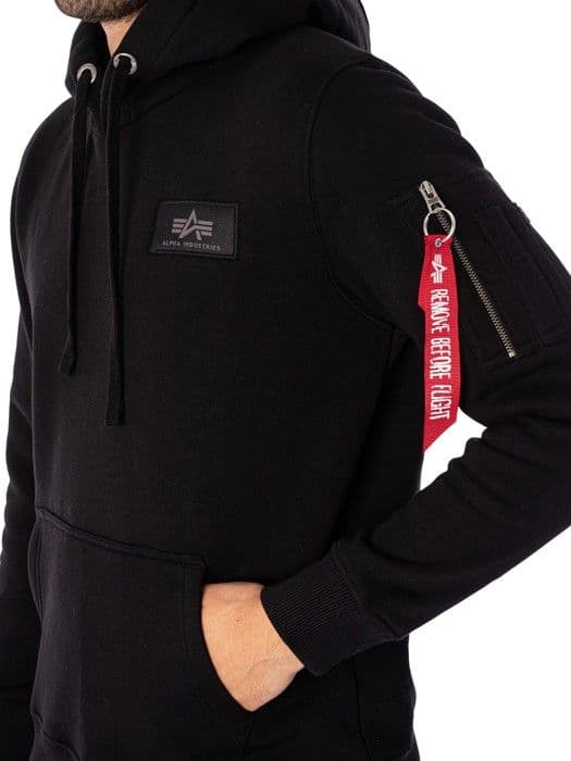 Alpha Industries Herrtröjor / Hoodie med baktryck