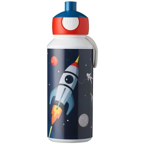 Flaska - MEPAL - Pop-up Campus 400 ml - Blå - Cylindrisk - Barn