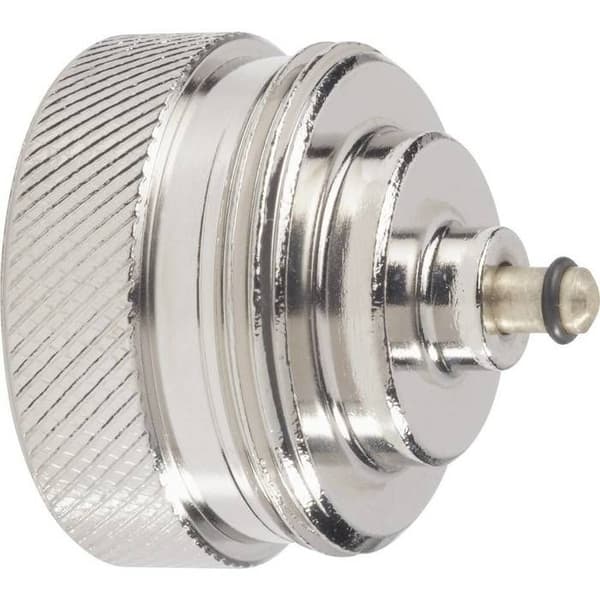Radiatorventiladapter - EUROTRONIC - Markaryd M28x1,5 - mässing - grå - för avluftningsventil