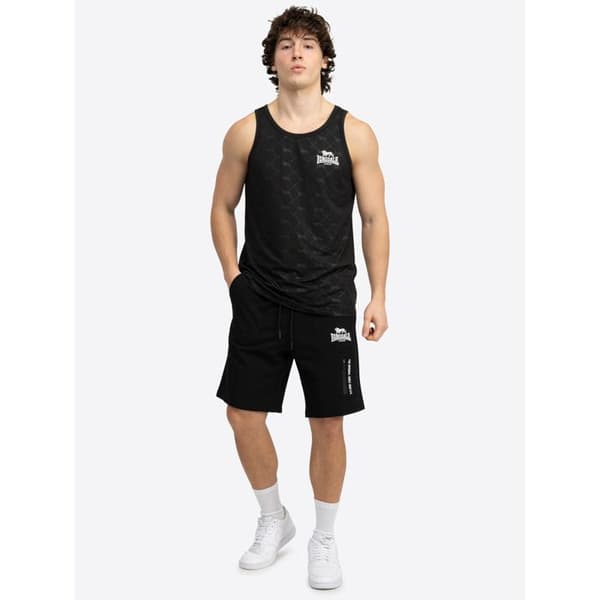 Lonsdale Regular Fit Sandringham - svart/vit linne