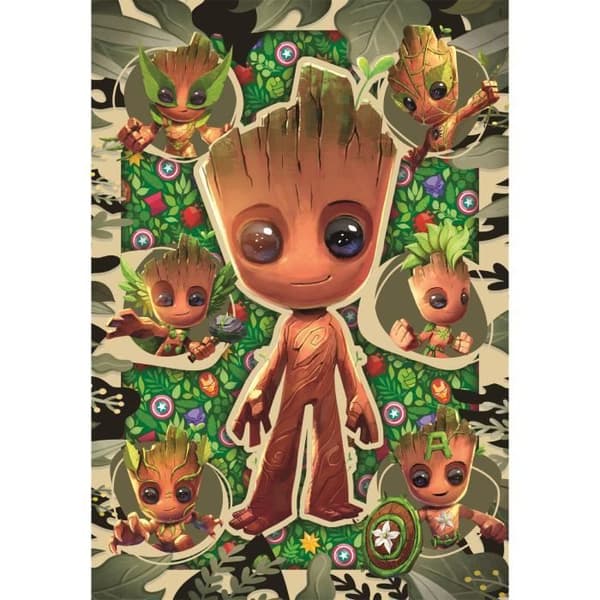 CLEMENTONI - 104 delar - Marvel, Groot
