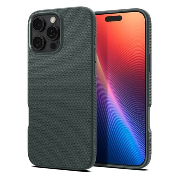 Spigen Liquid Air-fodral för iPhone 16 Pro - Abyss Green