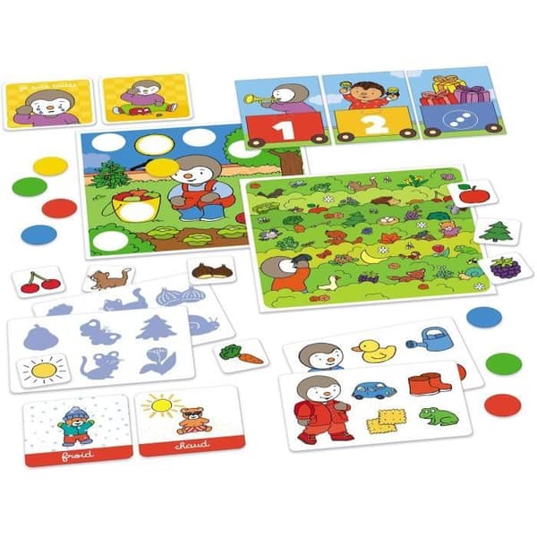 'T'CHOUPI Min box med 7 spel - Utbildningsspel - NATHAN - Från 2 år'