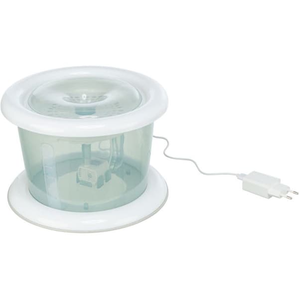 Automatisk vattendispenser - TRIXIE - Bubble Stream - 3L - Blå och vit - För hundar