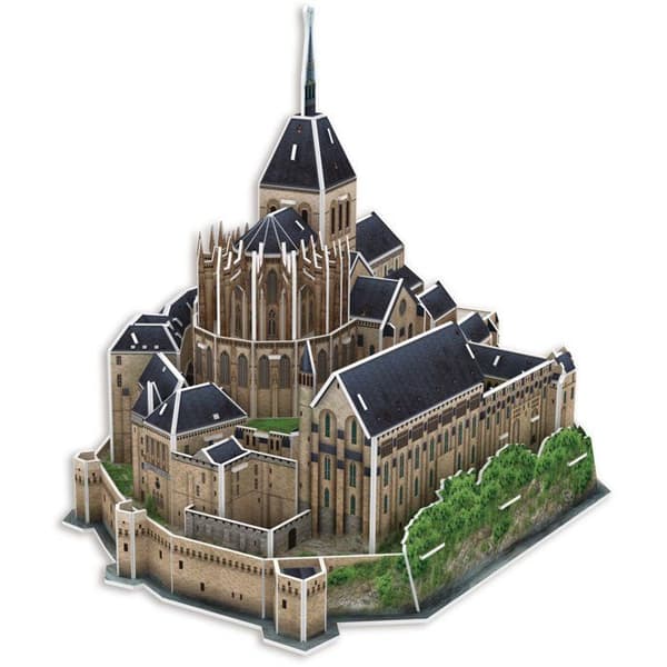 Pussel 3D - MEGABLEU - Mont Saint Michel - 125 bitar - Från 7 år