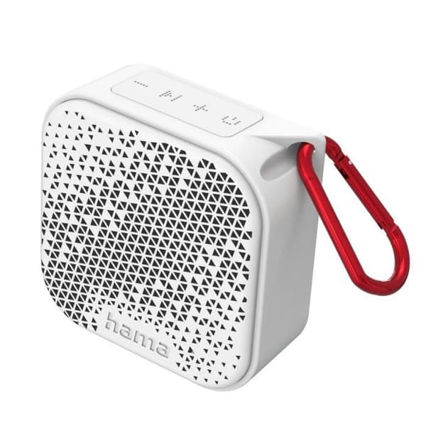 Bluetooth-högtalare - HAMA - Pocket 3.0 - Vattentät IP67 - 3,5 W - Vit