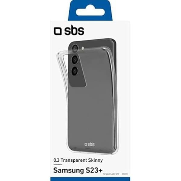 Coque - SBS - Galaxy S23+ - Transparent - Mjuk - Enfärgad