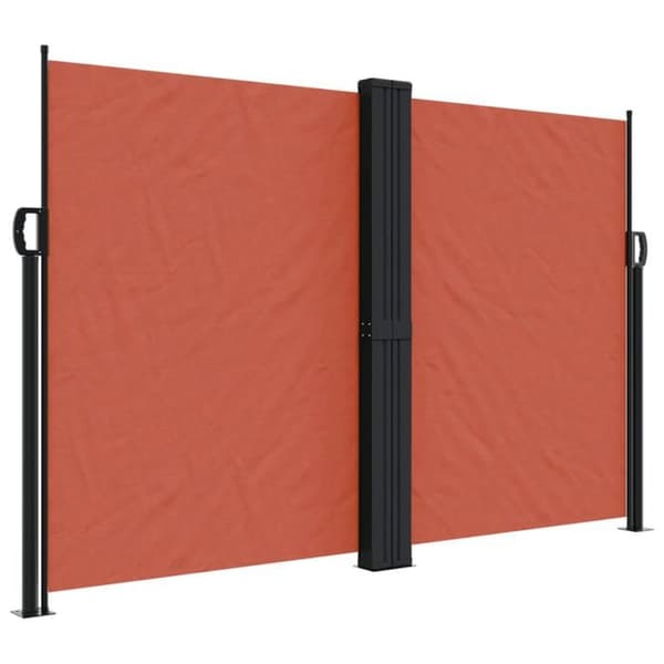 vidaXL Fällbart sidotak terrakotta 160x1200 cm 4004828