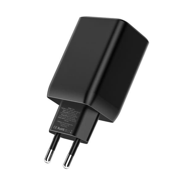Laddare - Tech-Protect C65W - 65W - 3 portar - Snabbladdning 3.0 - Vit