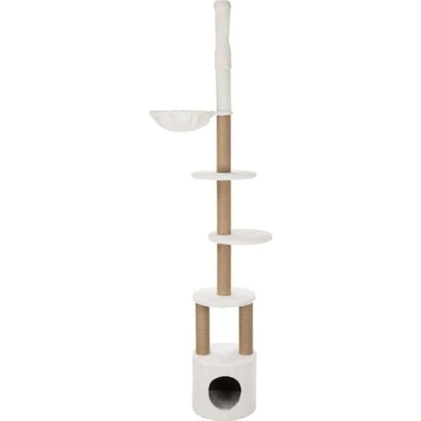TRIXIE Cat Scratching Post Aurelio 220-250 cm Vit och Brun