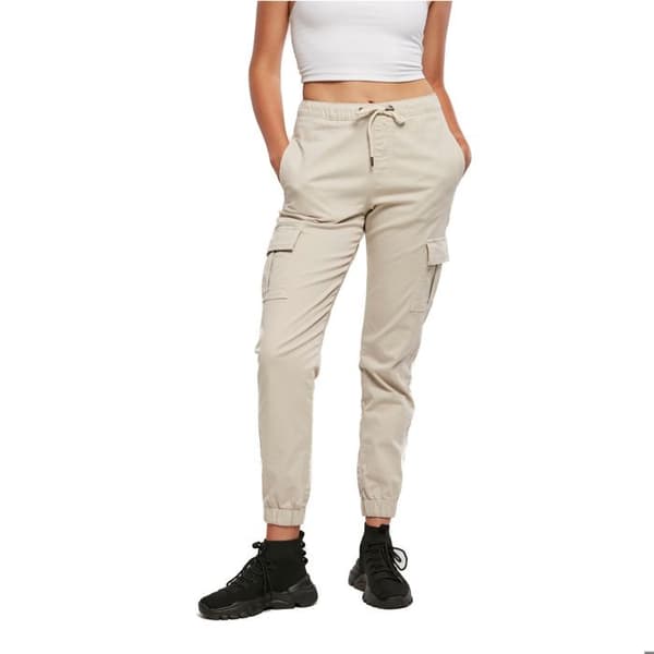 Cargo byxor - URBAN CLASSICS - Dam - Hög midja - Bekväm - Cargo fickor