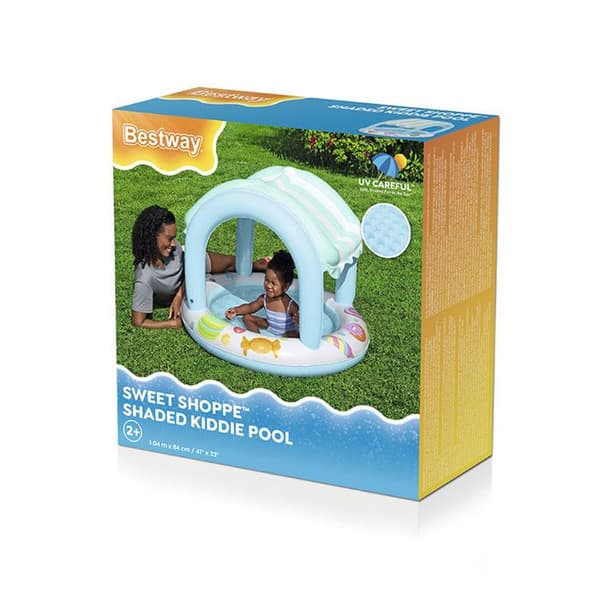 Bestway uppblåsbar plaskdamm för barn 104 x 84 cm