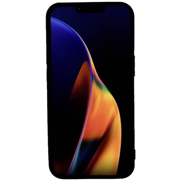 Baksida - Apple iPhone 15 - Svart - Mikrofiberfoder - Mjuk TPU