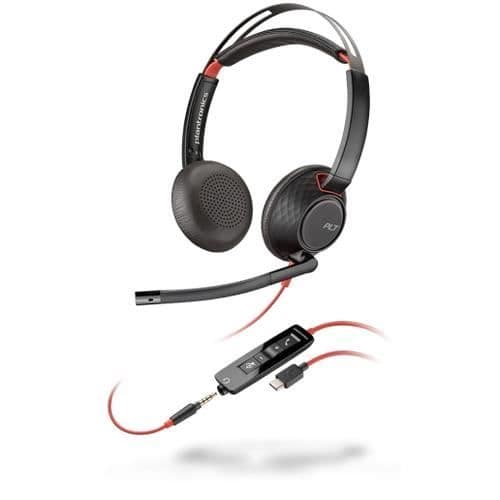 Hörlurar - PLANTRONICS - BLACKWIRE 5220 - Binaural - Trådad - Över-örat