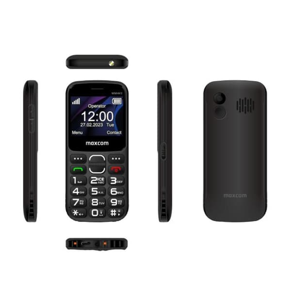 MaxCom Comfort MM443 4G mobiltelefon svart