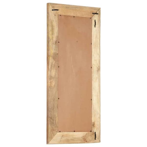 vidaXL Handgjort skulpterat spegel 110x50x2,5 cm solid mangoträ 321649