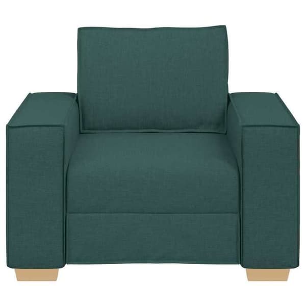 Mörkgrön Fåtölj Soffa 60 cm Tyg