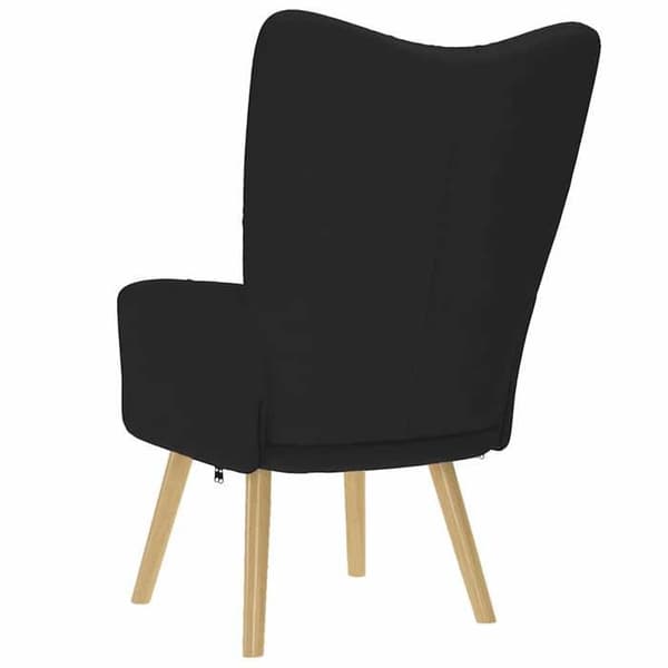 vidaXL Recliner Svart Tyg 4016769