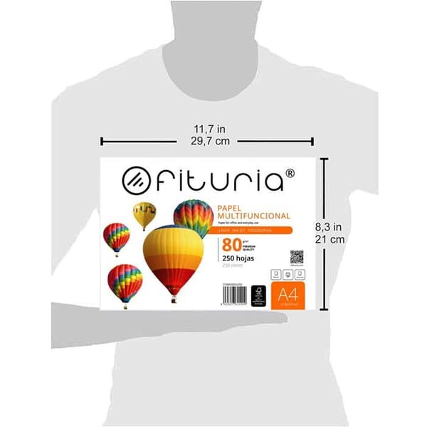 Skrivarpapper - bunt - rulle Ofituria - COM0300