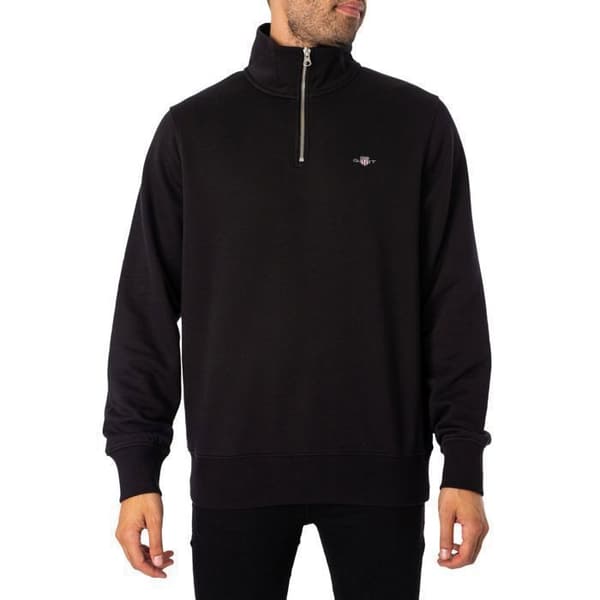 Sweatshirt med dragkedja 1/4 Regular Shield - GANT