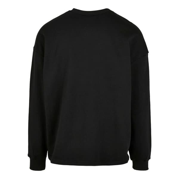 Sweatshirt - Urban Classics - rund hals - 100% ekologisk bomull - oversize passform - svart