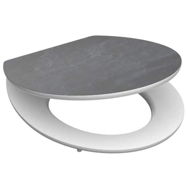 SCHÜTTE Blank toalettsits med soft close MDF