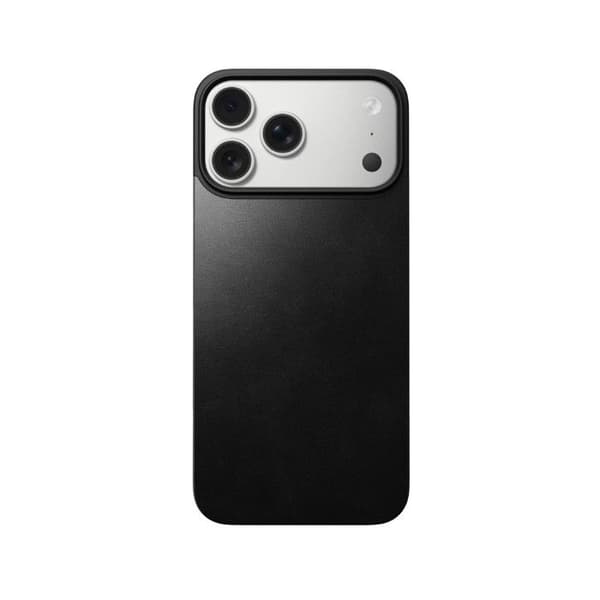 Läderfodral - NOMAD - iPhone 17 Pro Max - Svart Horween - Kompatibel med MagSafe - Optimal skydd