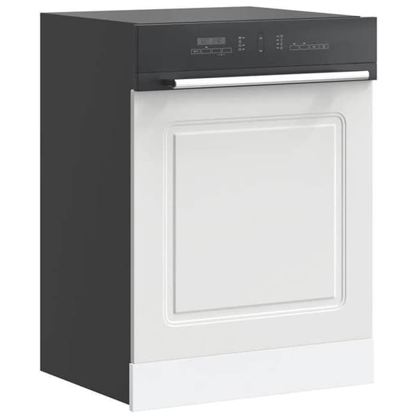 vidaXL Diskmaskinspanel Kalmar vit 60x1,5x57 cm 853657
