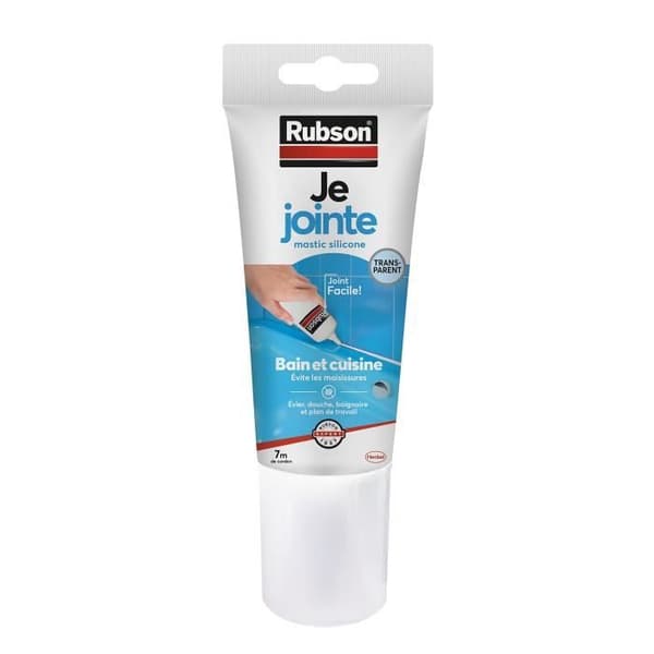Rubson bad- och köksspackel - 150 ml tub - Transparent