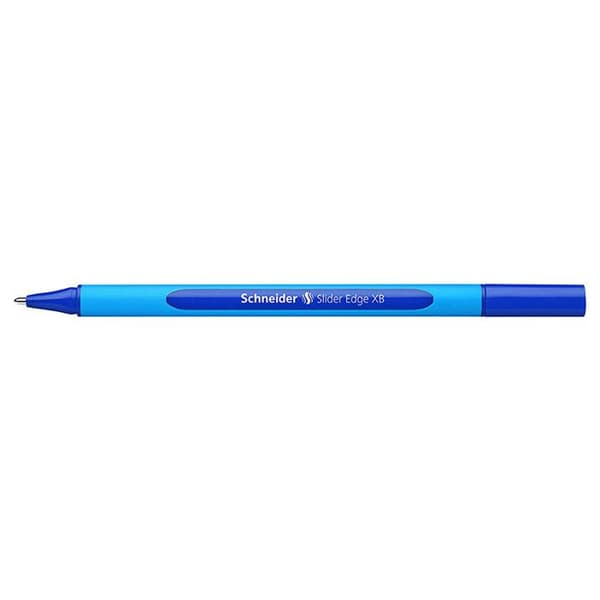 Stylo bille - Slider - XB blå - Spets 1,4 mm - Viscoglide-teknologi - Triangulär gummikropp
