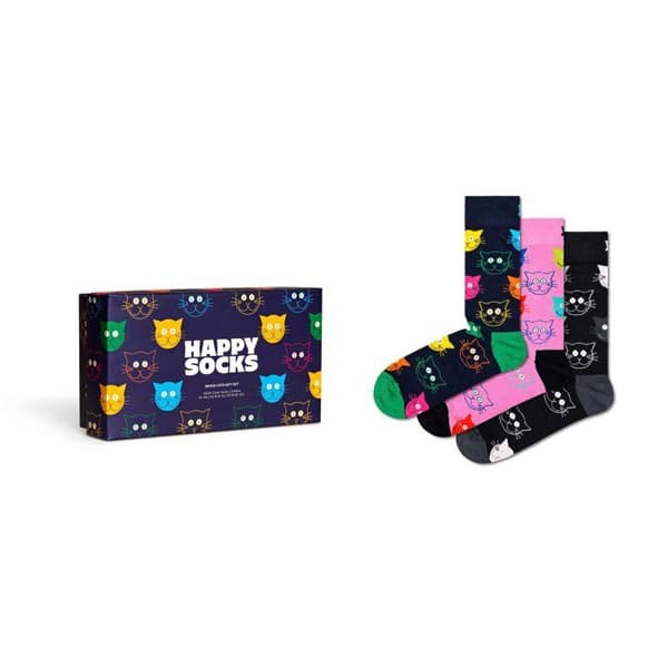 Happy Socks Strumpor Unisex - grafisk, 3-pack, 3-pack presentset